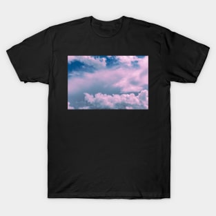 Blue sky with clouds T-Shirt